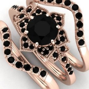 Rose color 925 women ring sz 7